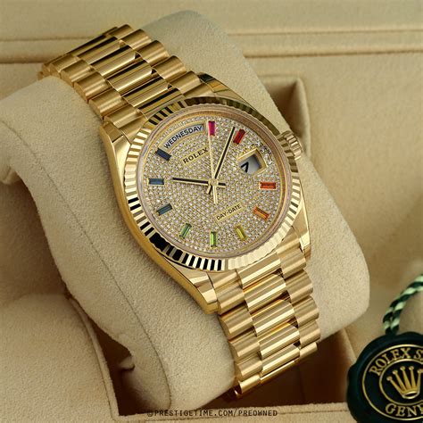 rolex day-date price|pre owned rolex day date.